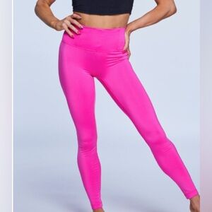 Jo+Jax Fuchsia Pink High-Rise Corset Leggings AS (2-4) Dance Activewear